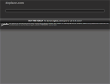 Tablet Screenshot of doplace.com